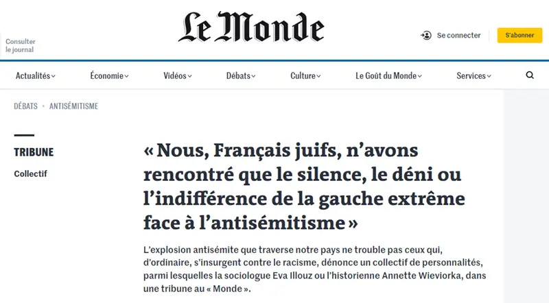 2 JUDAISMO Articulos judios en Francia a la izquierda 2