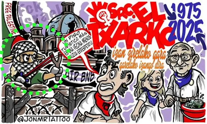 De Fallas a Sanfermines: el antisemitismo popular en la España no tan profunda 3 2 San Fermin Pena El Txarko Banalizacion del terrorirsmo W