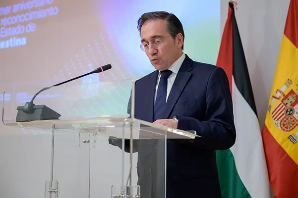 Israel a Albares: el reconocimiento del Estado palestino fue "inútil" y "contraproducente"