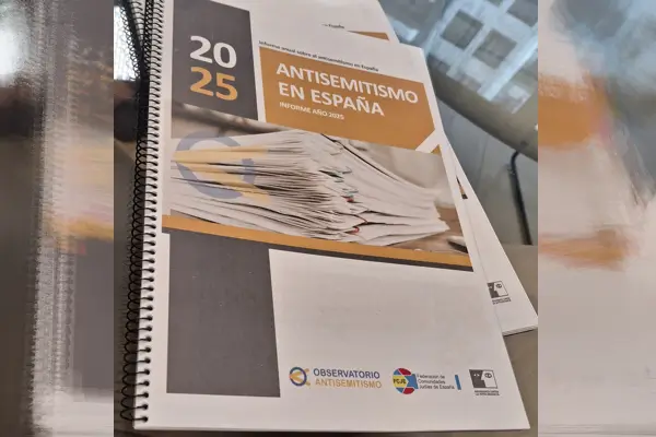El antisemitismo en España aumentó un 14,5% en 2025 y se concentró cada vez más en la demonización de Israel