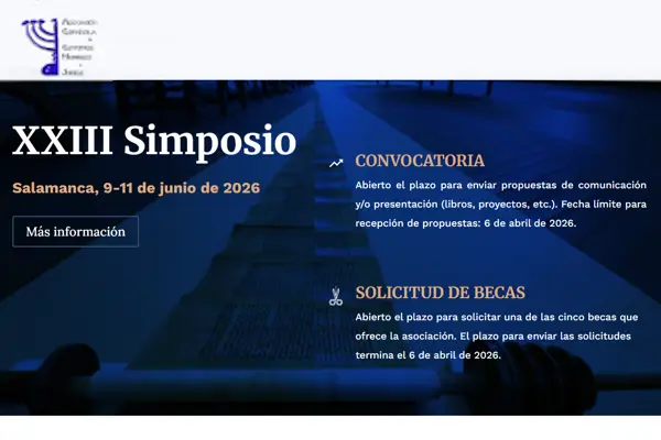 Salamanca reunirá en junio a los especialistas en estudios hebreos y judíos en el XXIII Simposio de la AEEHJ