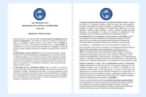 Lanzan el "Día Universal de Resistencia Civil contra el Antisemitismo" en coincidencia con el Levantamiento del Gueto de Varsovia