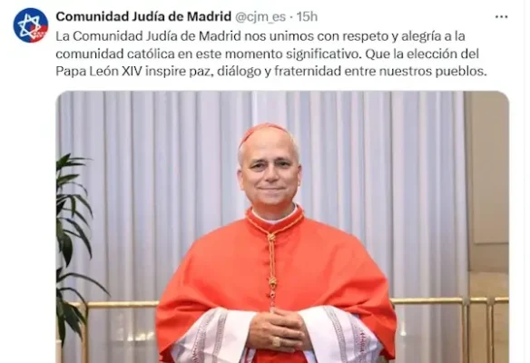 La FCJE felicita a la Iglesia Católica por el nuevo Papa