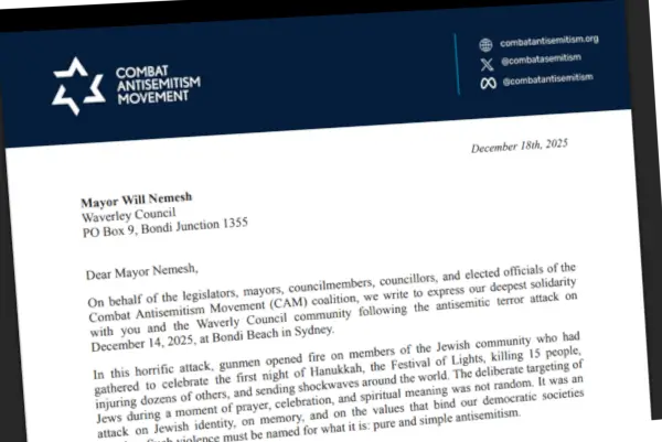 Tres alcaldes españoles entre los 600 líderes electos del mundo que advierten contra el antisemitismo