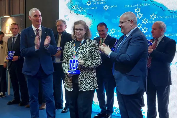 El alcalde de Segovia toma el relevo en la Presidencia de la Red de Juderías con un plan de cinco ejes 3 Cesar Fernandez Jose Mazarias red de Juderias