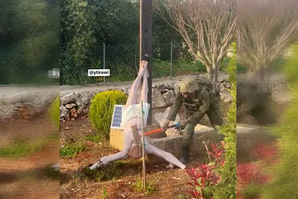 Israel condena la profanación de una imagen de Cristo por un soldado en Líbano y promete restaurar el daño