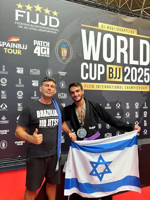 El luchador Dan Haim gana la medalla de plata en la World Cup BJJ 2025 de Valencia 2 Dan Haim 3 w
