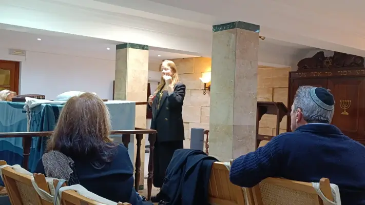 Dana Erlich en la comunidad judia de islas Baleares