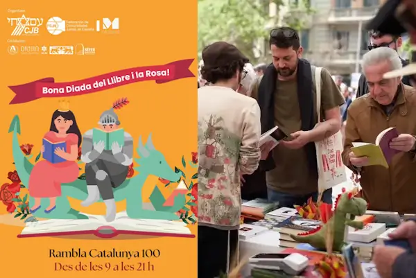 La Comunidad Judía de Barcelona refuerza su presencia en Sant Jordi con un espacio cultural abierto y unitario