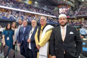 Inicio 4 Obadía y Bengio participaron en el encuentro civil y cultural con el papa León XIV en Madrid