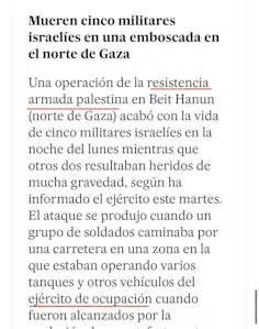 El País: un comunicado de Hamás…