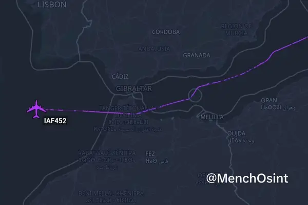 ¿Cerró España su espacio aéreo a un vuelo humanitario de la Fuerza Aérea israelí hacia Colombia?