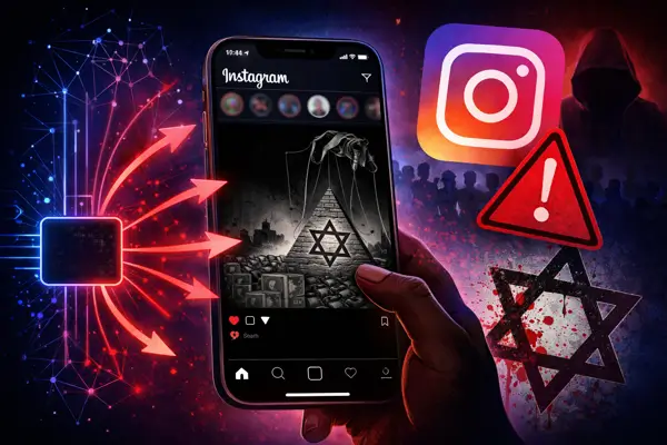 Instagram amplifica contenido antisemita a escala masiva, según una nueva investigación de CAM