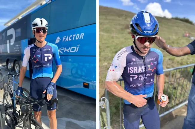 El Israel-Premier Tech borra su nombre del maillot "para priorizar la seguridad" en La Vuelta 1 Israel Premier tech nueva camiseta 1