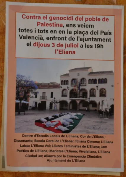 Las localidades valencianas de Alboraya y La Eliana se suman al antisemitismo del BDS 2 La Eliana 4