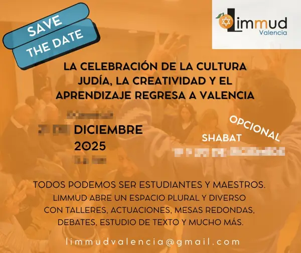"Limmud" convoca a ponentes, voluntarios y participantes para su segunda edición en Valencia 1 Limud 1
