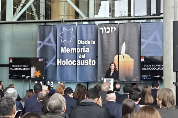 Madrid Dia Internacional del Holocausto Estrella Bengio 1