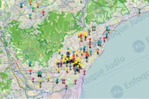 BarcelonaZ resurge con un nuevo mapa antisemita que señala negocios judíos y vínculos con Israel en Cataluña