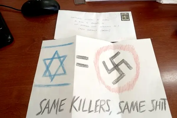 La Comunidad Judía de Marbella recibe una carta que equipara a Israel con los nazis