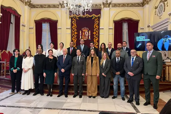 Los presidentes de CIMe y Mem Guimel participaron en el Foro ‘Puentes de Paz y Convivencia’ en Melilla