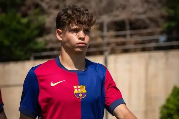 El israelí Orian Goren firma su primer contrato en las formativas del FC Barcelona