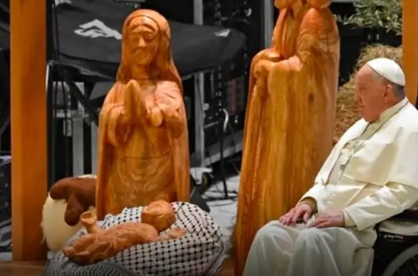 Israel espera una nueva relación con el Vaticano 1 Papa Francisco Pesebre palestino