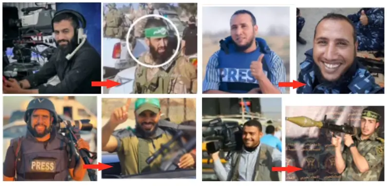 RTVE, EFE y El País entre los medios que secundan la campaña de RSF y Avaaz contra Israel 2 Periodistas Hamas 2 w