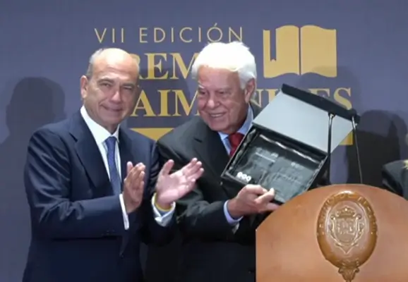 Premio Maimonides 2024 Felipe Gonzalez