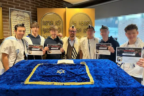 Punturello con sus alumnos 1