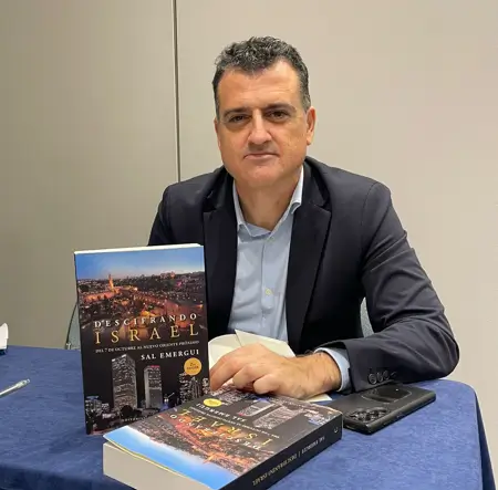 El periodista Sal Emergui:   Sal Emergui Descrifrando Israel 1 Valencia