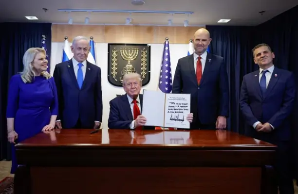 Donald Trump en la Knéset: Trump en Jerusalen 13.10.2025