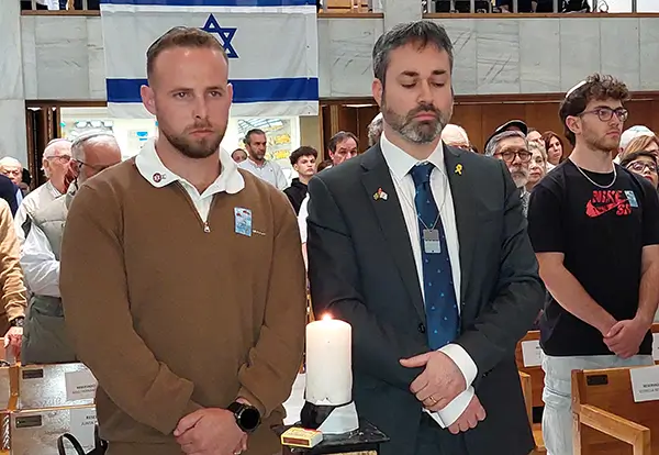 La comunidad judía de Madrid arropa a Israel 2 Yom Hazikaron invitados