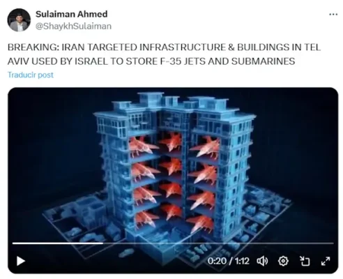Irán ataca infraestructuras y edificios?