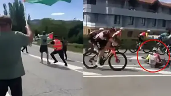 vuelta ciclista esp incidente